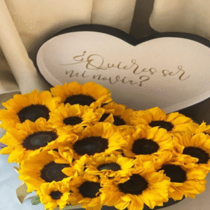 Corazón de Girasoles 🌻